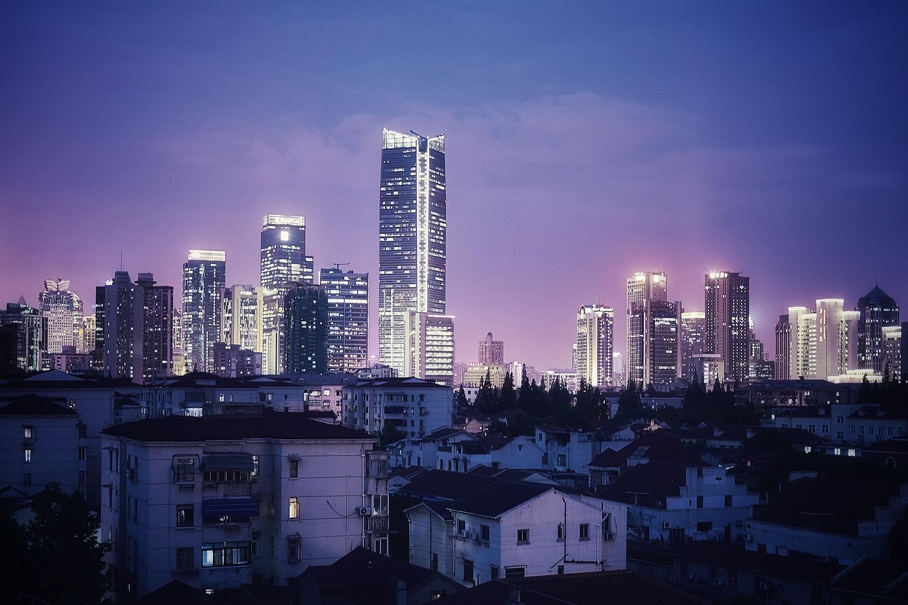 Shanghai, city, night — Experience Elevated Dining at Elements Brasserie