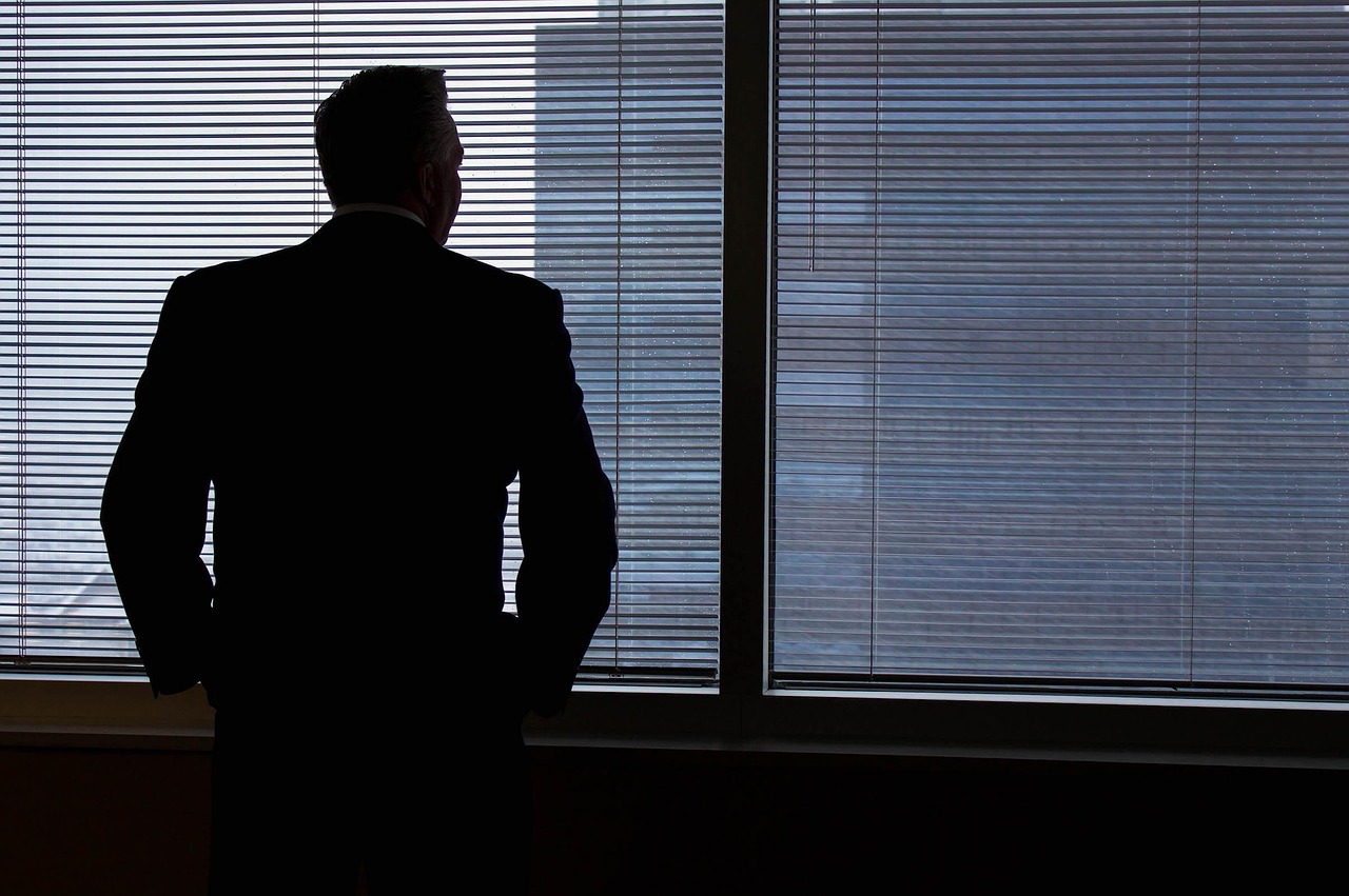 Businessman, silhouette, windows — Reinforce Cables and Wiring With Reliable Electric Tape